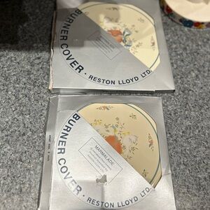 Vintage Marmalade burner covers set of 2